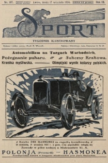 Sport : tygodnik ilustrowany. 1924, nr 107