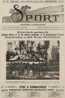 Sport : tygodnik ilustrowany. 1924, nr 108