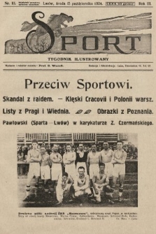 Sport : tygodnik ilustrowany. 1924, nr 111