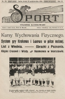 Sport : tygodnik ilustrowany. 1924, nr 112