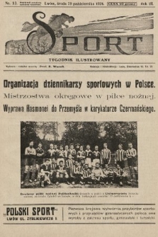 Sport : tygodnik ilustrowany. 1924, nr 113