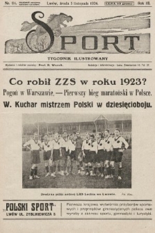 Sport : tygodnik ilustrowany. 1924, nr 114