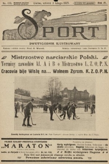 Sport : dwutygodnik ilustrowany. 1925, nr 123