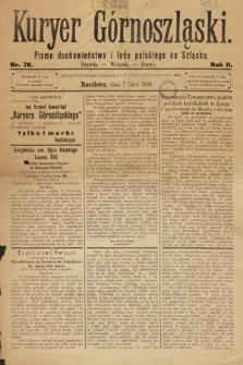 Kuryer Górnoszląski : pismo duchowieństwa i ludu polskiego na Szląsku. 1894, nr 78