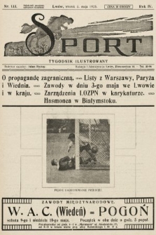 Sport : tygodnik ilustrowany. 1925, nr 133