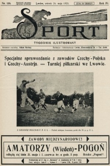 Sport : tygodnik ilustrowany. 1925, nr 136