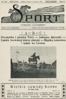 Sport : tygodnik ilustrowany. 1925, nr 139