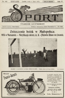 Sport : tygodnik ilustrowany. 1925, nr 142