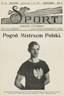 Sport : tygodnik ilustrowany. 1925, nr 143