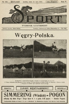Sport : tygodnik ilustrowany. 1925, nr 144