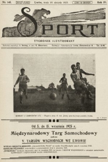 Sport : tygodnik ilustrowany. 1925, nr 148