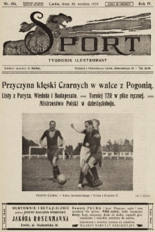 Sport : tygodnik ilustrowany. 1925, nr 154
