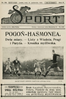Sport : tygodnik ilustrowany. 1925, nr 158