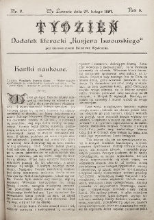 Tydzień : dodatek literacki „Kurjera Lwowskiego”. 1897, nr 9