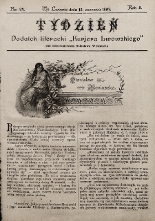 Tydzień : dodatek literacki „Kurjera Lwowskiego”. 1897, nr 24