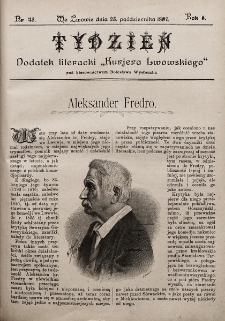 Tydzień : dodatek literacki „Kurjera Lwowskiego”. 1897, nr 43