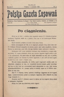 Polska Gazeta Losowań. 1928, nr 4