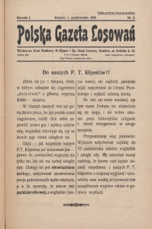 Polska Gazeta Losowań. 1928, nr 5
