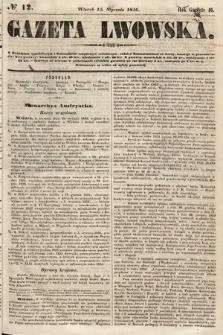 Gazeta Lwowska. 1856, nr 12