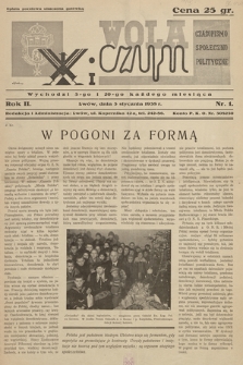 Wola i Czyn : czasopismo społeczno-polityczne. 1938, nr 1