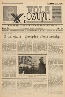 Wola i Czyn : czasopismo społeczno-polityczne. 1938, nr 11