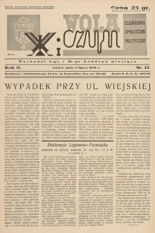Wola i Czyn : czasopismo społeczno-polityczne. 1938, nr 13