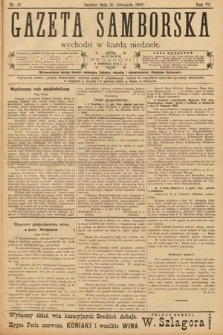 Gazeta Samborska. 1906, nr 47