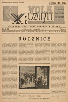 Wola i Czyn : czasopismo społeczno-polityczne. 1938, nr 21