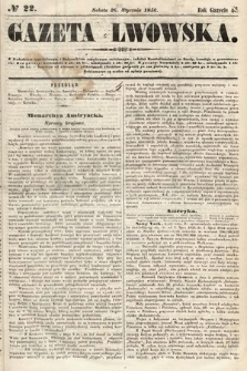 Gazeta Lwowska. 1856, nr 22