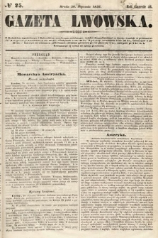 Gazeta Lwowska. 1856, nr 25