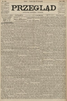 Przegląd polityczny, społeczny i literacki. 1901, nr 274