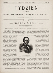 Tydzień : dodatek literacko-naukowy „Kurjera Lwowskiego”. 1902, nr 7