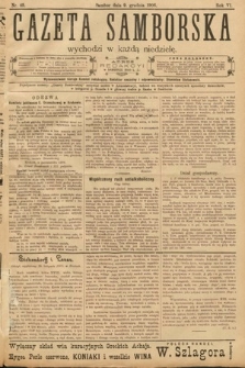 Gazeta Samborska. 1906, nr 49