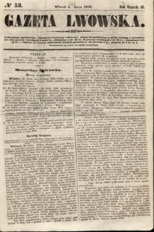 Gazeta Lwowska. 1856, nr 53