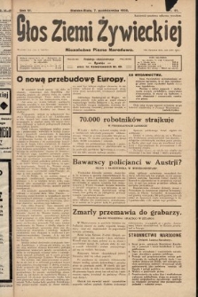 Głos Ziemi Żywieckiej : niezależne pismo narodowe. 1928, nr 41