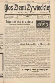 Głos Ziemi Żywieckiej : niezależne pismo narodowe. 1928, nr 53
