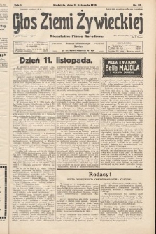 Głos Ziemi Żywieckiej : niezależne pismo narodowe. 1928, nr 55