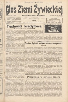 Głos Ziemi Żywieckiej : niezależne pismo narodowe. 1928, nr 64