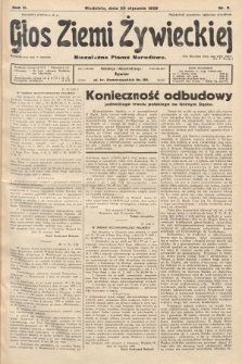 Głos Ziemi Żywieckiej : niezależne pismo narodowe. 1929, nr 8