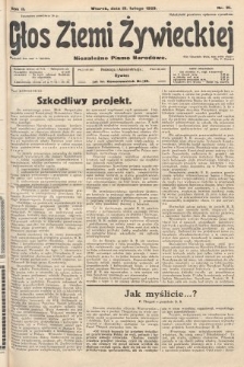 Głos Ziemi Żywieckiej : niezależne pismo narodowe. 1929, nr 21