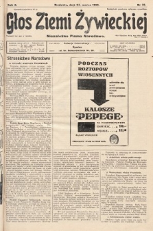 Głos Ziemi Żywieckiej : niezależne pismo narodowe. 1929, nr 35