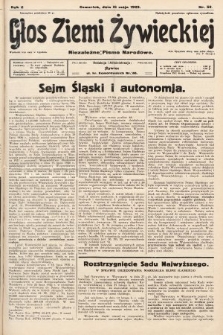 Głos Ziemi Żywieckiej : niezależne pismo narodowe. 1929, nr 52