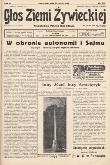 Głos Ziemi Żywieckiej : niezależne pismo narodowe. 1929, nr 56