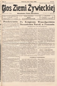 Głos Ziemi Żywieckiej : niezależne pismo narodowe. 1929, nr 67