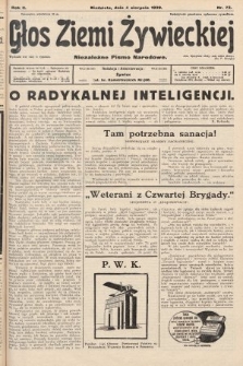 Głos Ziemi Żywieckiej : niezależne pismo narodowe. 1929, nr 75