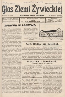 Głos Ziemi Żywieckiej : niezależne pismo narodowe. 1929, nr 78