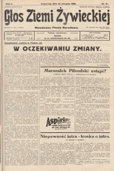 Głos Ziemi Żywieckiej : niezależne pismo narodowe. 1929, nr 80