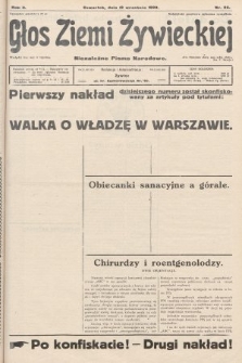 Głos Ziemi Żywieckiej : niezależne pismo narodowe. 1929, nr 86