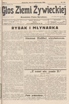 Głos Ziemi Żywieckiej : niezależne pismo narodowe. 1929, nr 92
