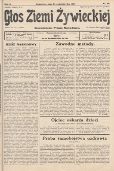 Głos Ziemi Żywieckiej : niezależne pismo narodowe. 1929, nr 98